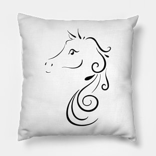 Sweet Horse Head Pillow