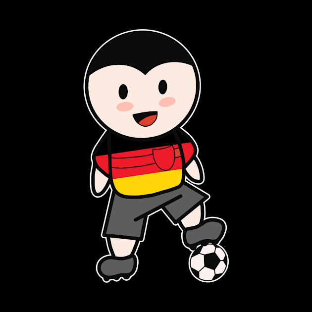 Football Boy Germany by Foxxy Merch