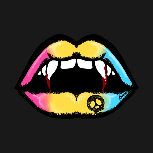 Fang Flags Pansexual Pride by Tori Jo
