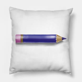 Purple Pencil Pillow