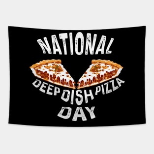 National Deep Dish Pizza Day Tapestry