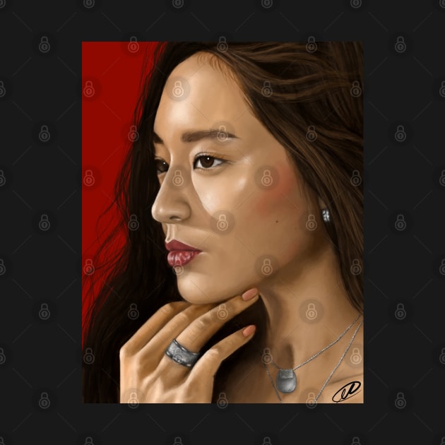 Realistic portrait of Krystal Jung by dangerbeforeyou