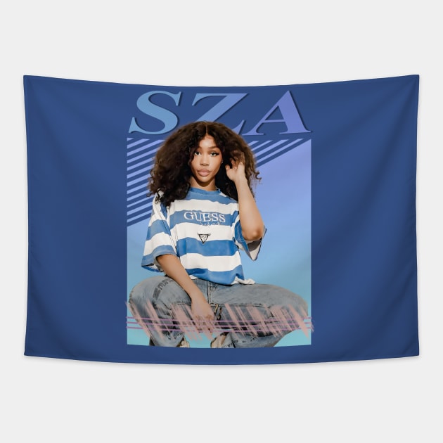 SZA | Good Days Tapestry by Alaknanda prettywoman