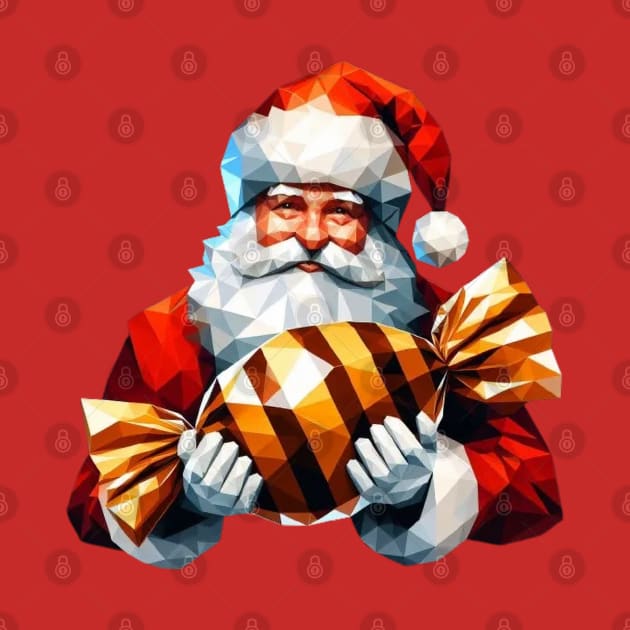 Christmas Santa Candy man by fadinstitute