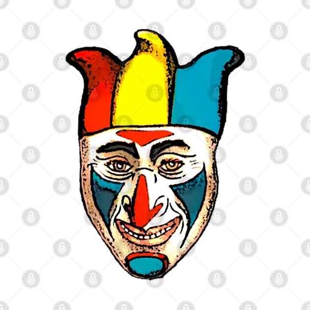 clown mask by Marccelus