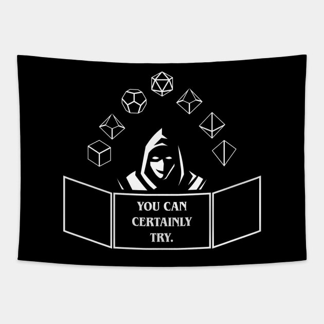 Game Master Screen and Dice Set Tabletop RPG Gaming Tapestry by pixeptional