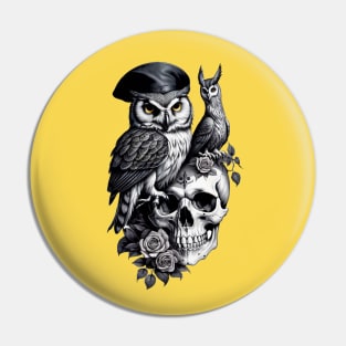 Great Horned Owl Pin