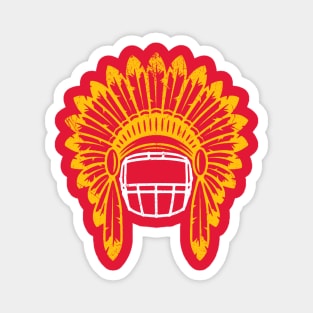 Chiefs Headdress - Red 2 Magnet