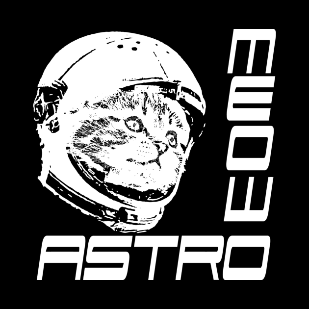 Astro Meow - Cat Astronout by eggtee_com