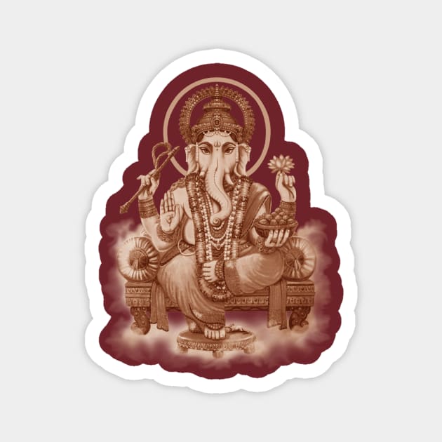 Ganesh the Remover of all obstacles Magnet by svahha