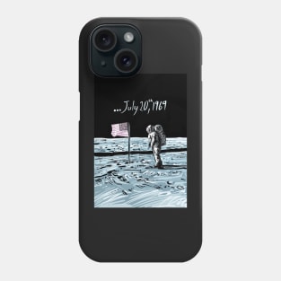 Moon landing 1969 Phone Case