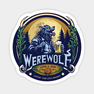 Werewolf Beer Magnet