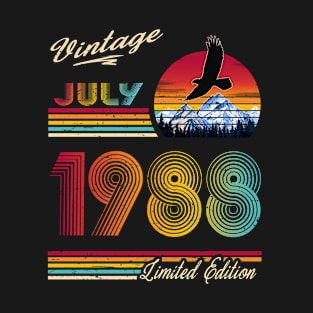 July 1988 Birthday T-Shirt