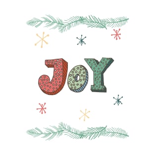 Retro Joy Holiday Design T-Shirt