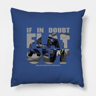 Colin McRae Tribute Flat Out Pillow