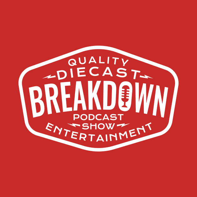 Diecast Breakdown - Quality Entertainment Patch (White on Red) by Diecast Media Network