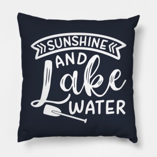 Sunshine and Lake Water Camping Kayak Pillow