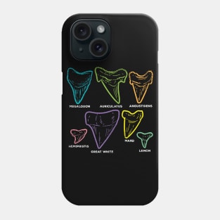 Shark Tooth types Fossil Hunting Phone Case