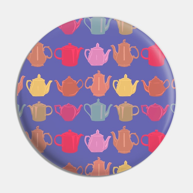 Tea Time Tea Pots Pin by Quick Brown Fox Canada 