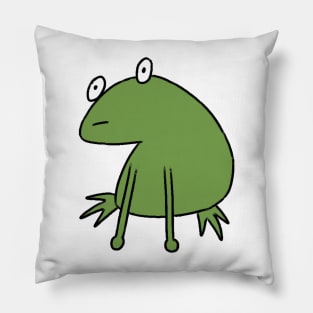 Funny frog Pillow