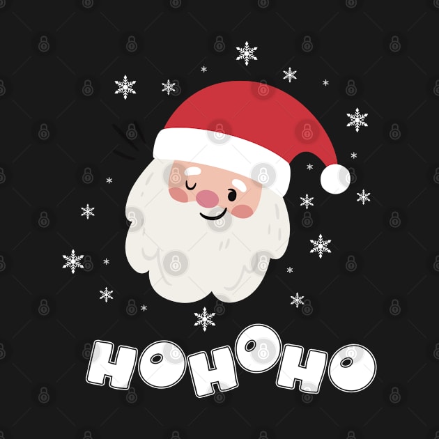 CHRISTMAS SANTA HO HO HO by Zigg Zagg Apparel