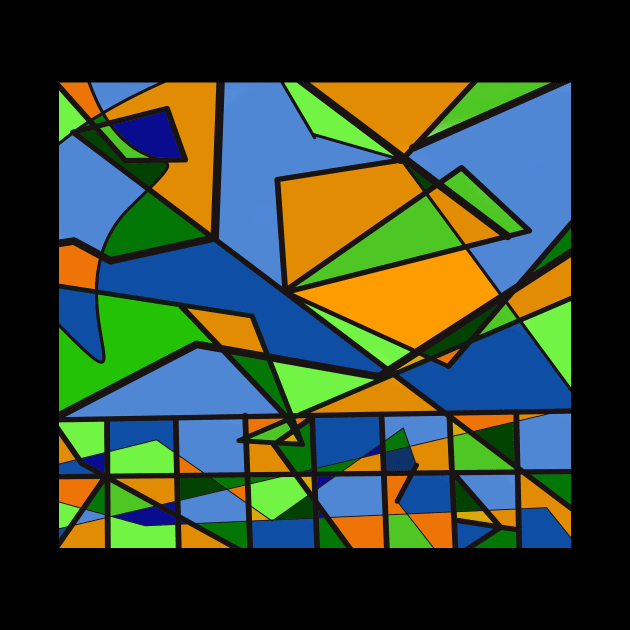 Stained Glass Pattern Art by PoetandChef