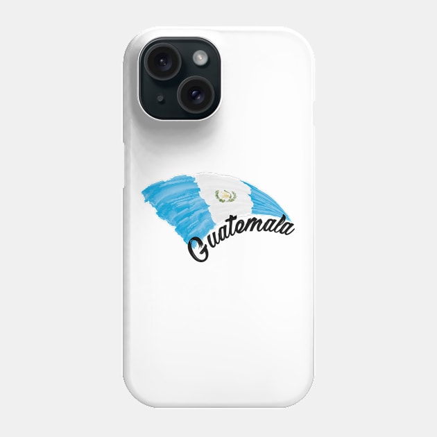 Guatemala flag Phone Case by SerenityByAlex