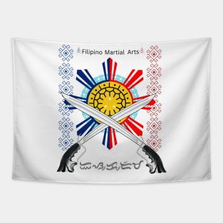 Filipino Martial Arts (FMA) / Baybayin word Eskrima Tapestry