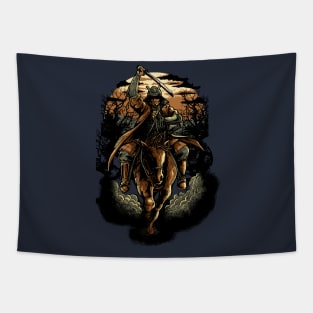 Samurai colored version Tapestry