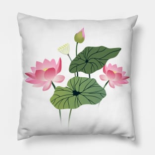 Lotus flowers Pillow