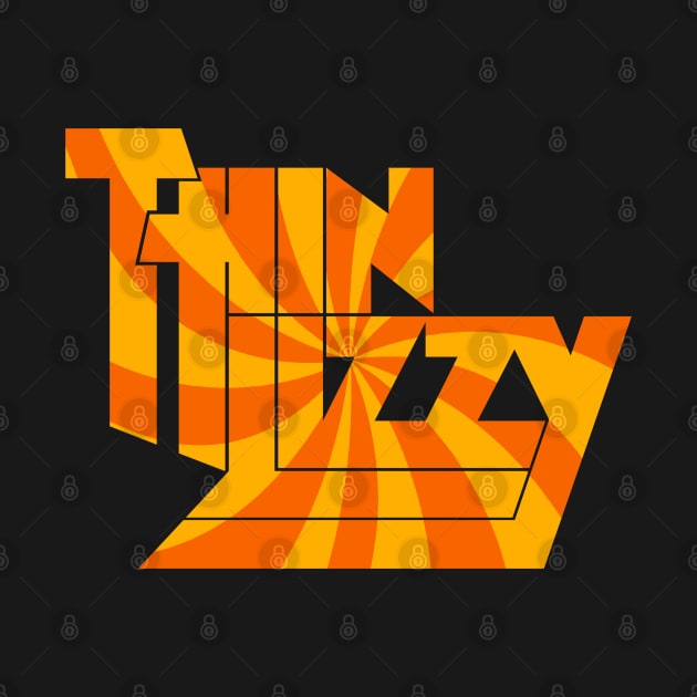 Thin Lizzy Orange Spiral Fanart by eon.kaus