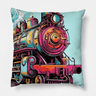 Old train Pillow