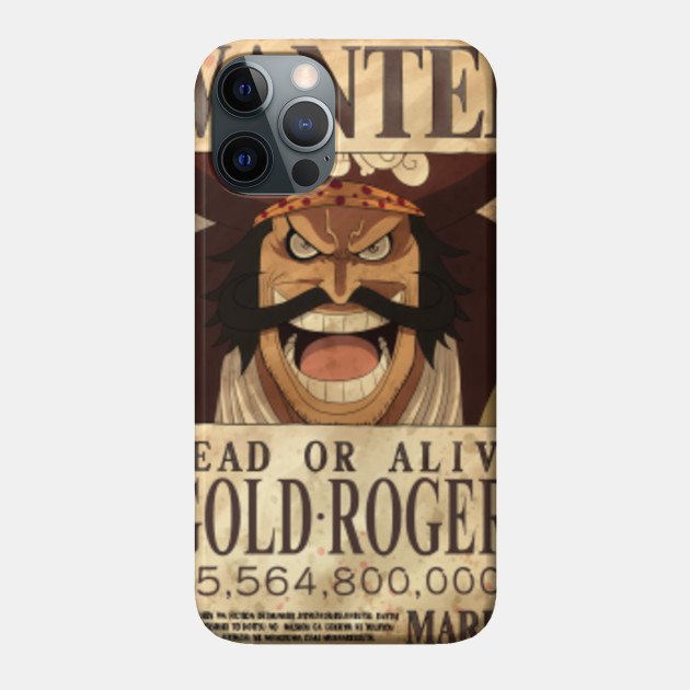 One Piece Gol D Roger One Piece Phone Case Teepublic