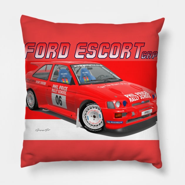 GrA Ford Escort V Pillow by PjesusArt