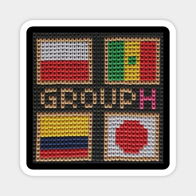 Fifa World Cup Group H Magnet by huskaria