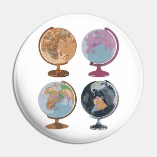 Globe Collection Pin