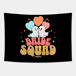 Bachelorette Party Halloween Bride Squad Tapestry