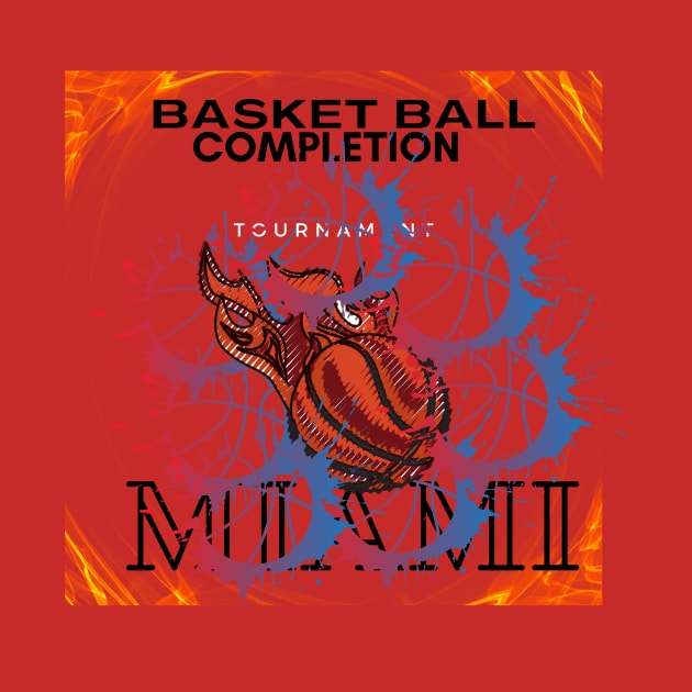 Miami heat basketball by Funnysart