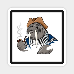 Smoking Walrus Magnet