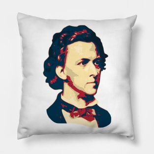 Chopin Pop Art Pillow