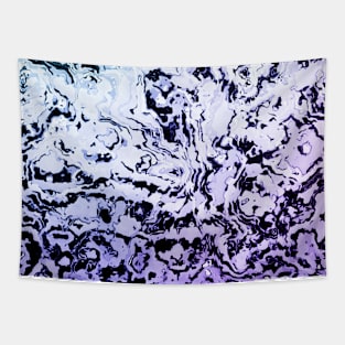 Purple Ombre Marble Stone Pattern Tapestry