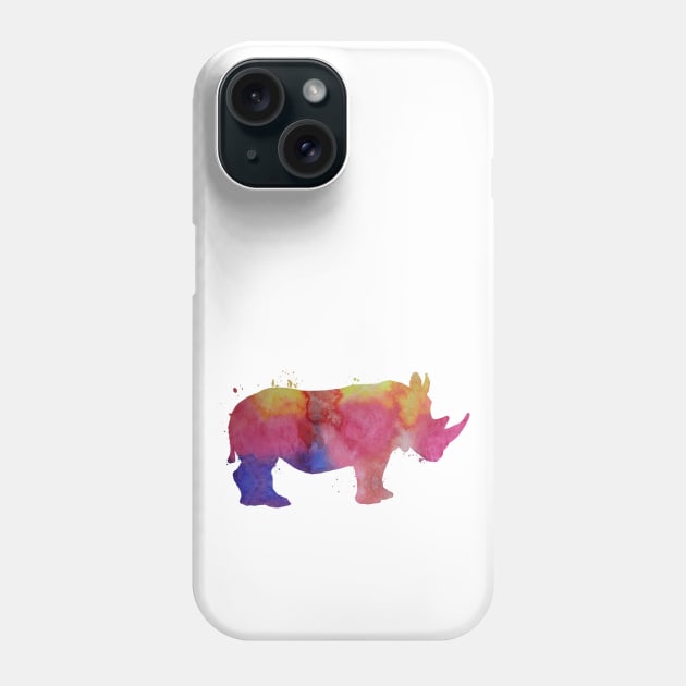 Rhino Phone Case by TheJollyMarten