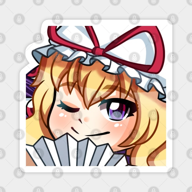 Yukari Yakumo Smug Magnet by colorful-kitten