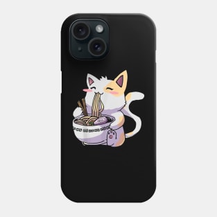 Cat Eating Spaghetti Phone Case