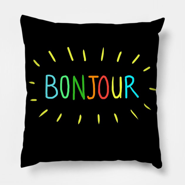 bonjour Pillow by kharmazero