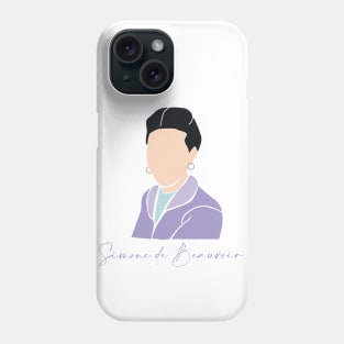 Simone de beauvoir. Phone Case