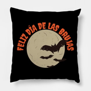 Feliz Da De Las Brujas Pillow