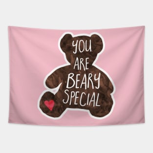 You are BEARy special - Funny Valentine's day pun Tapestry