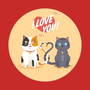 I Love You Like These Cats Love Each Other T-Shirt