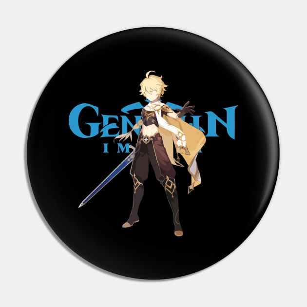 Genshin Impact Aether Pin by Rendigart